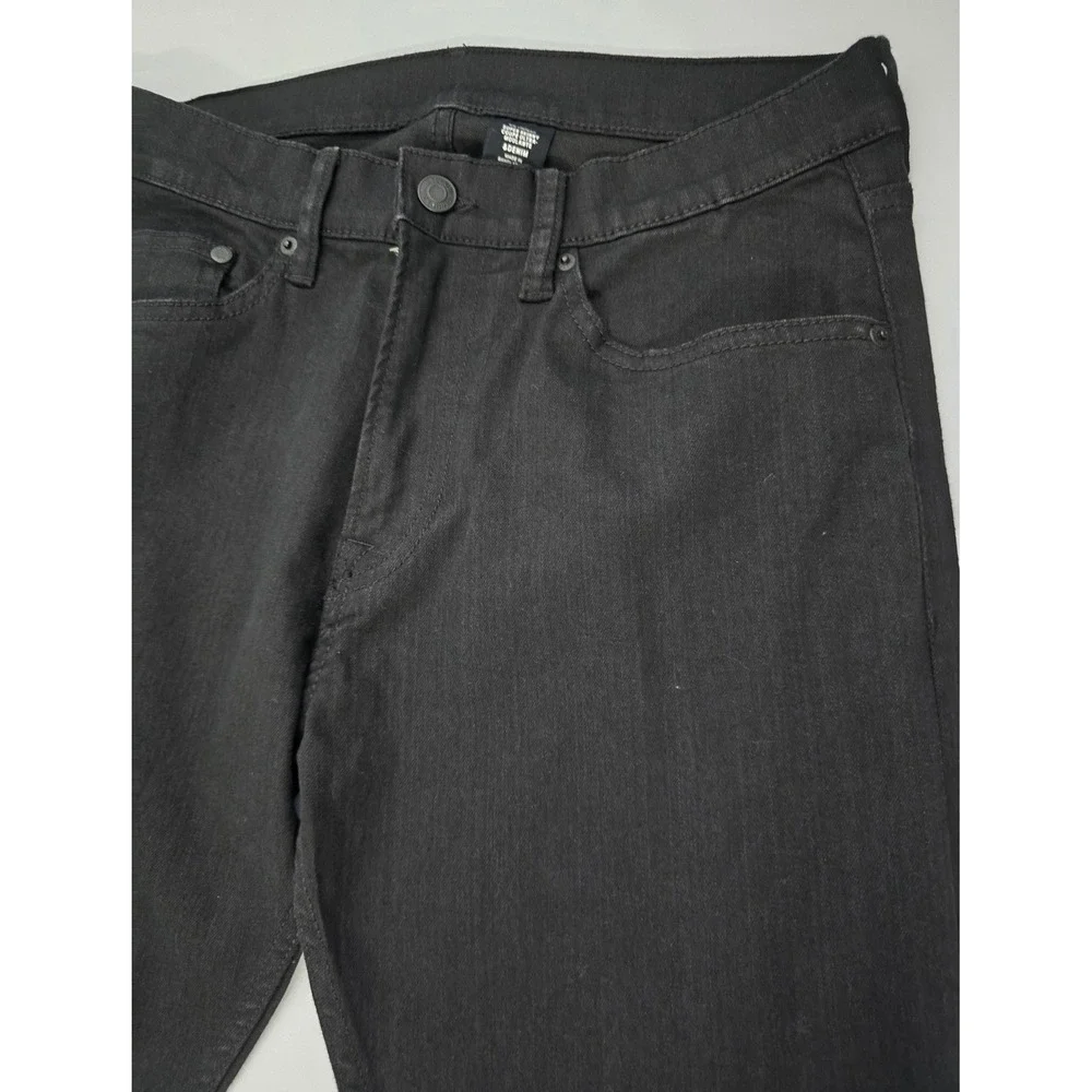 H&M &Denim Mens Super Skinny Jeans Black Size 32 Stretch Low Rise
